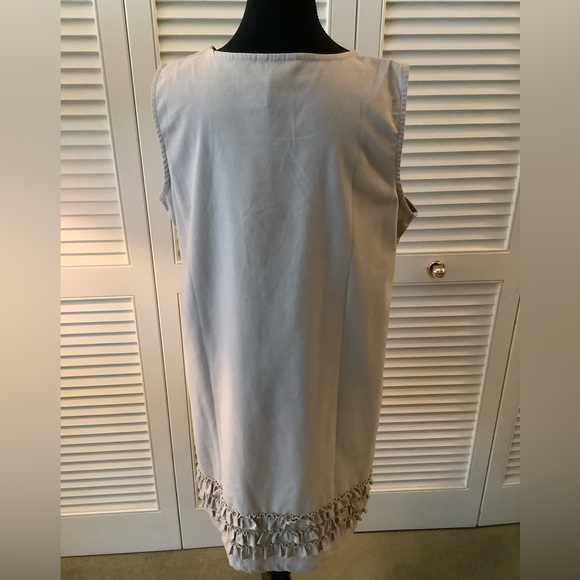 Artizan - Robin Barré - Taupe Shift Dress - Size Large - Picture 7 of 11